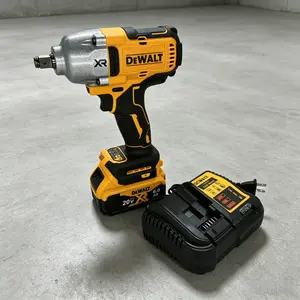 DEWALT DCF900 Kit 1/2In Brushless Cordless High Torque Impact Wrench With Hog Ring Anvil 20V Power Tools With Battery Charger