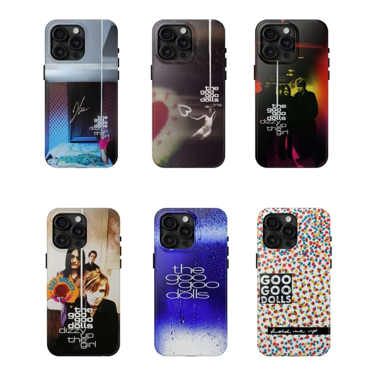 Goo Goo Dolls Band Phone Case, Alternative Rock Music Fan Aesthetic Cover, 90s Rock Lover Gift Protective Case for iPhone 11 12 13 14 15 16 17 Pro Max Plus