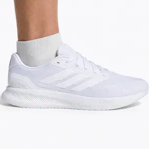 Adidas Men's White Runfalcon 5 Sneakers, IH7757 (No Box)