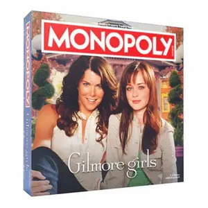 Monopoly Gilmore Girls Edition - Stars Hollow Property Board Game with Custom Tokens & Iconic Properties