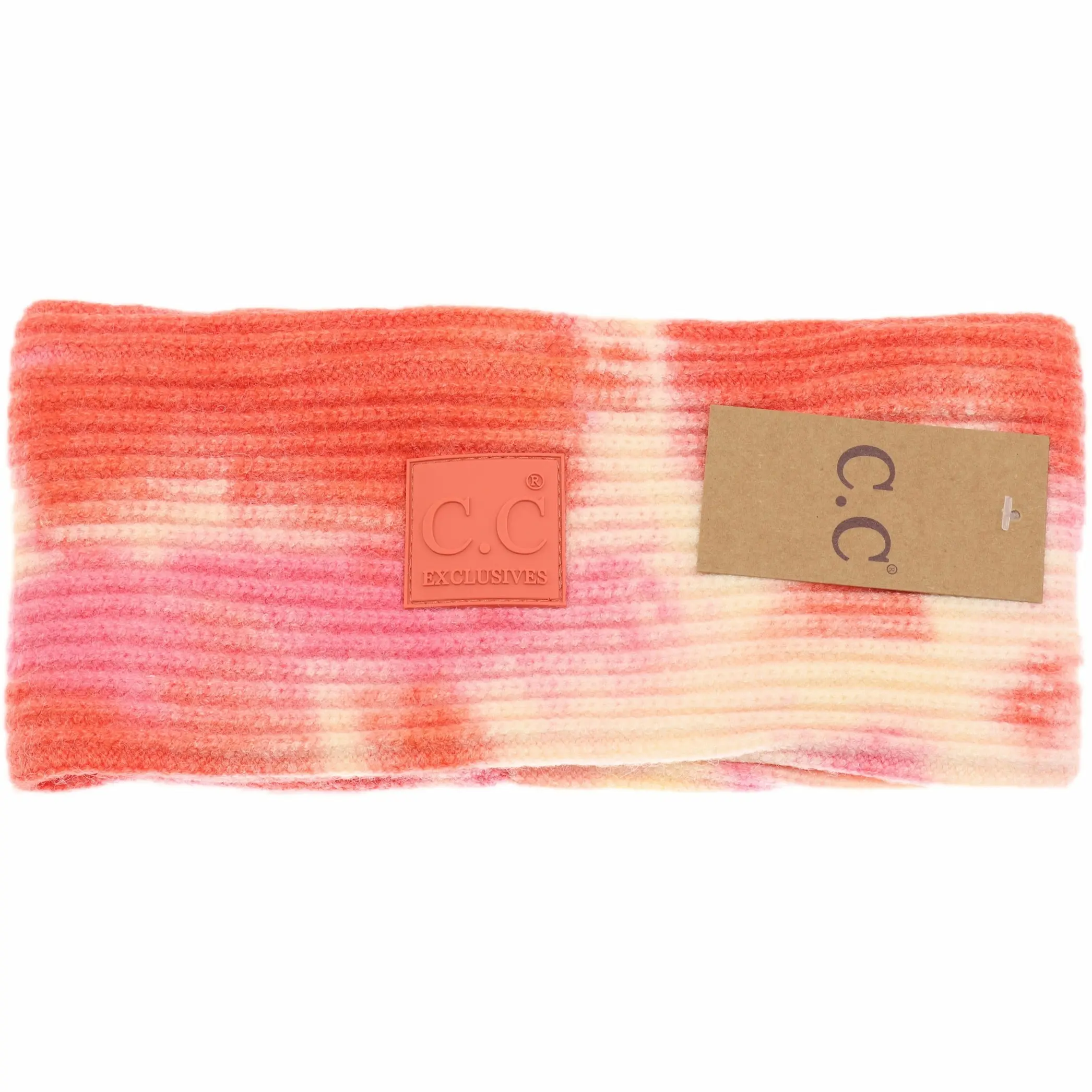 Orange/Peach Tie-dye Headband