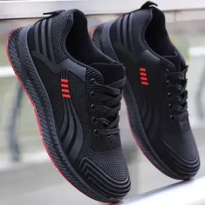 2025 Men’s Shoes – Autumn Breathable Casual Non-Slip Sports Running Shoes, Black, Waterproof, Work Closed-Toe Training Shoes