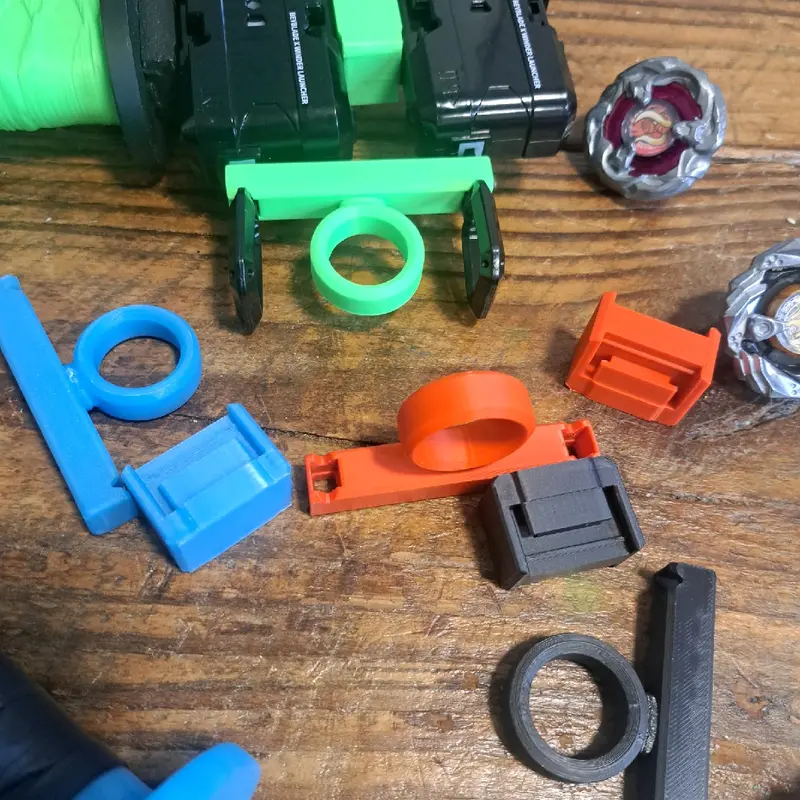 Beyblade X Dual Launcher Adapter and Ripcord Grip -  ***DOES NOT include handle, rip cords or launchers******