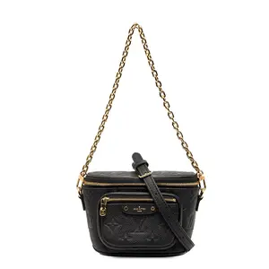 Pre-owned Louis Vuitton Calfskin Shoulder Bags Mini Bumbag Empreinte 2way Bag
