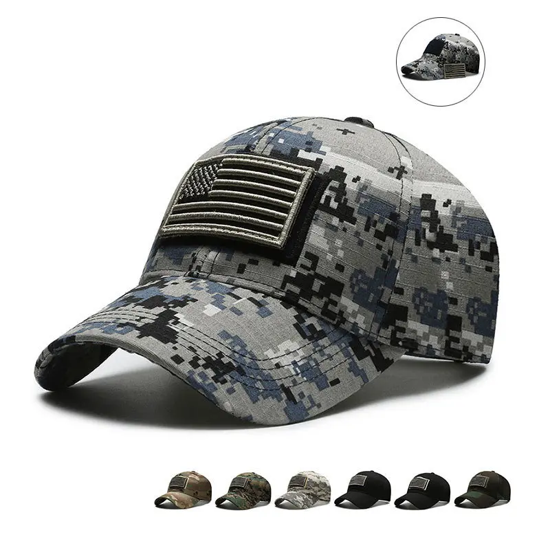 Unisex Flat Brimmed Cap - Embroidered American Patch Duckbill Streetwear Hat, Spring-Autumn Outdoor Baseball Cap with Velcro Closure