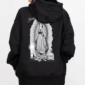 Pullover Hoodie, Graphic Tee - Forgive Me Mother, Chicano Clothing, Gangster clothes, Hoodies for men, Men's clothing, Streetwear, Lowrider Fabric Menswear sdl