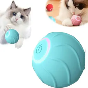 Quiet and Interactive Smart Powerball Cat Toy
