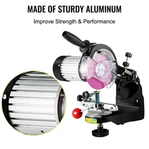VEVOR Electric Chainsaw Sharpener, 230W Professional Multi-Angle Adjustable Chain Grinder 3000RPM, Electric Chainsaw Blade Sharpener for 1/4" to 2/5" Chains
