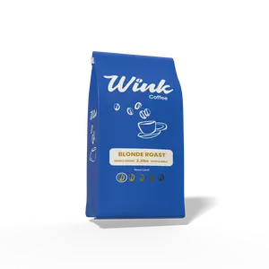 Wink Coffee Blonde Roast - 100% Arabica Whole Coffee Beans, 2.2 lb, Artisanal Roasted in Texas, Versatile Brewing, Fresh Citrus & Milk Chocolate Notes Beverage French