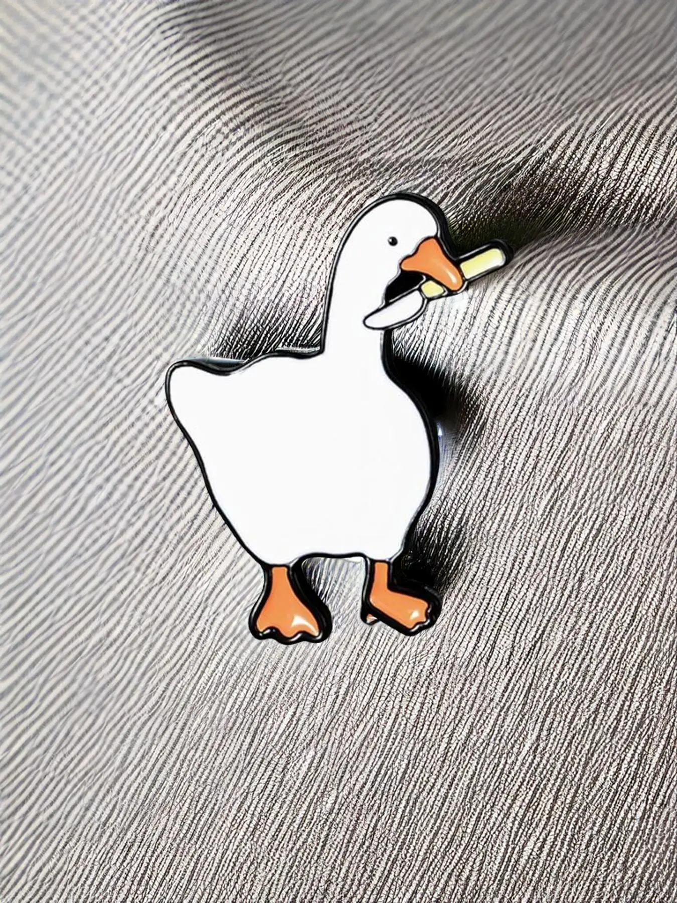 Cute Cartoon Goose Design Brooch, Summer Fashion Alloy Animal Decor Pins Jewelry for Daily Holiday Gift, Enamel Pin, Brooch Pin, Clothes Accessories f