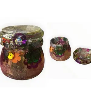 Glittery jar