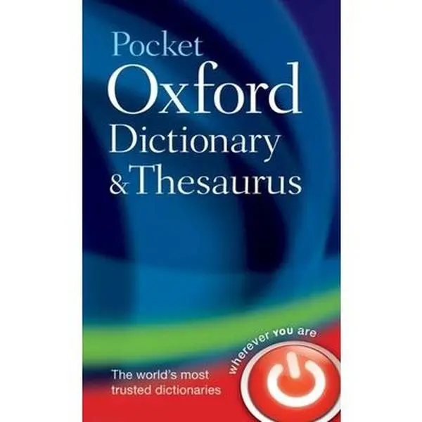 USED Book - Pocket Oxford Dictionary and Thesaurus by Oxford Languages (Hardcover) - english