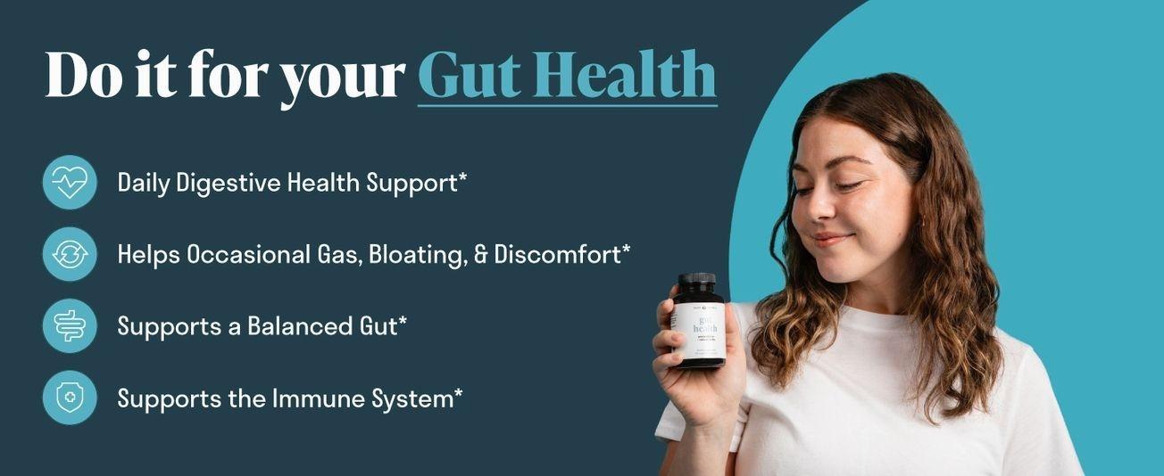 Nuven Naturals All-in-One Gut Health w/Probiotics, Prebiotics, Digestion-Supporting Herbs, and Adaptogens - Leaky Gut Repair Formula to Support Gut Lining, Aid in Digestion, and Promote Good Bacteria
