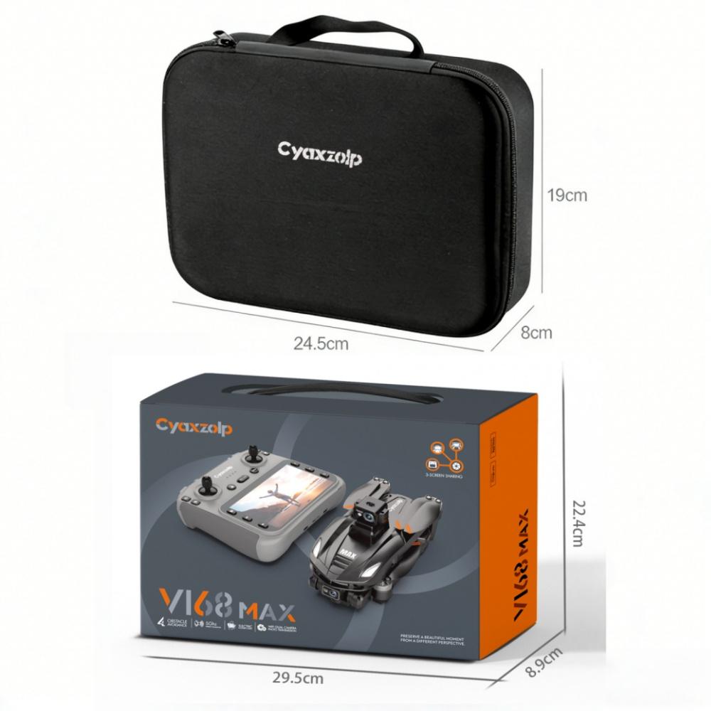 2026 Upgraded 360° Outdoor Obstacle Avoidance,Drones with camera 4.5" LCD Remote for Adults , Less Than 249g Mini GPS Drone for Beginners ,  Brushless Motor, 5G WiFi, Auto Return, 3 Batteries, Ideal Gift (Black )