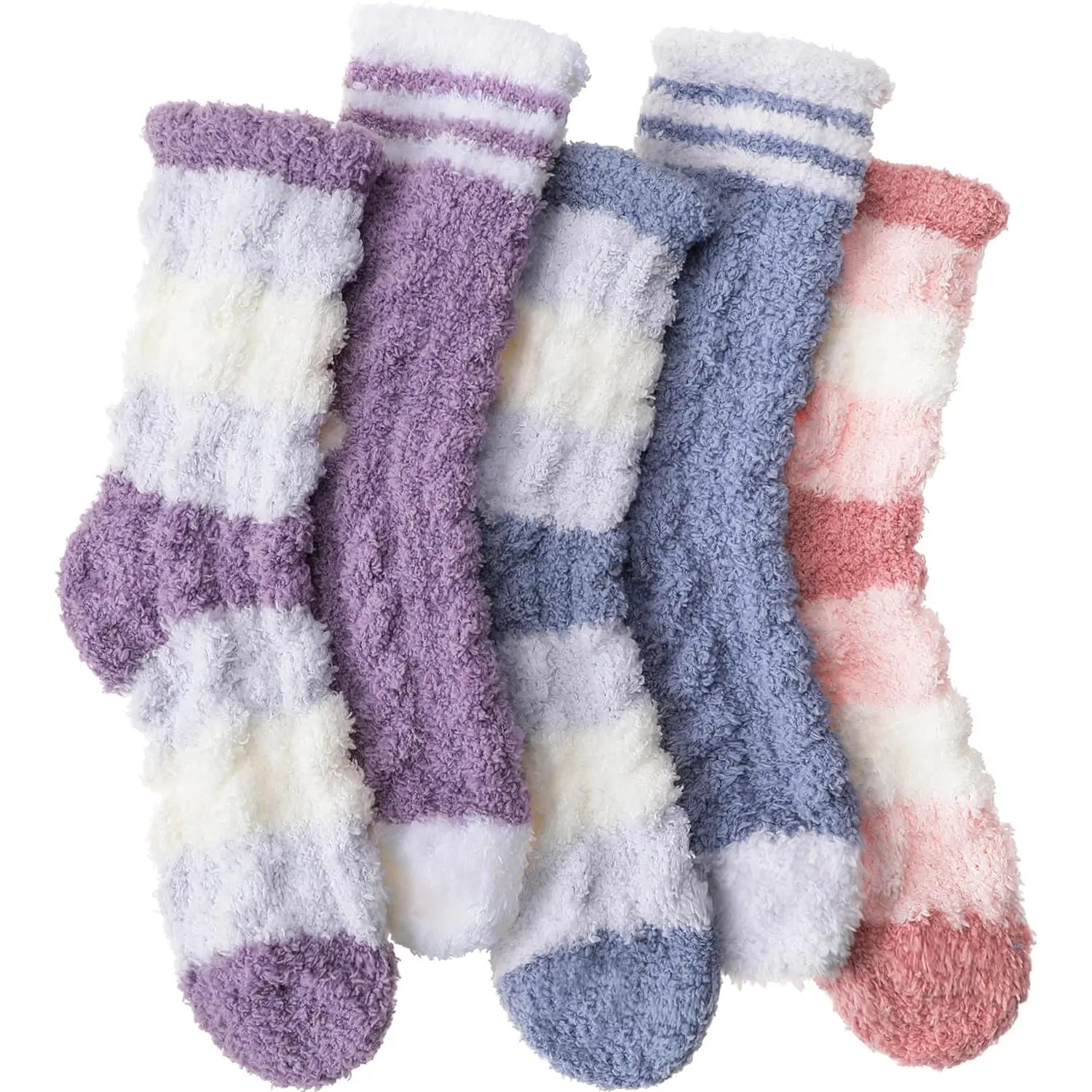 Womens Fuzzy Socks Fleece Fluffy Cabin Plush Warm Sleep Soft Cozy Winter Adult Socks