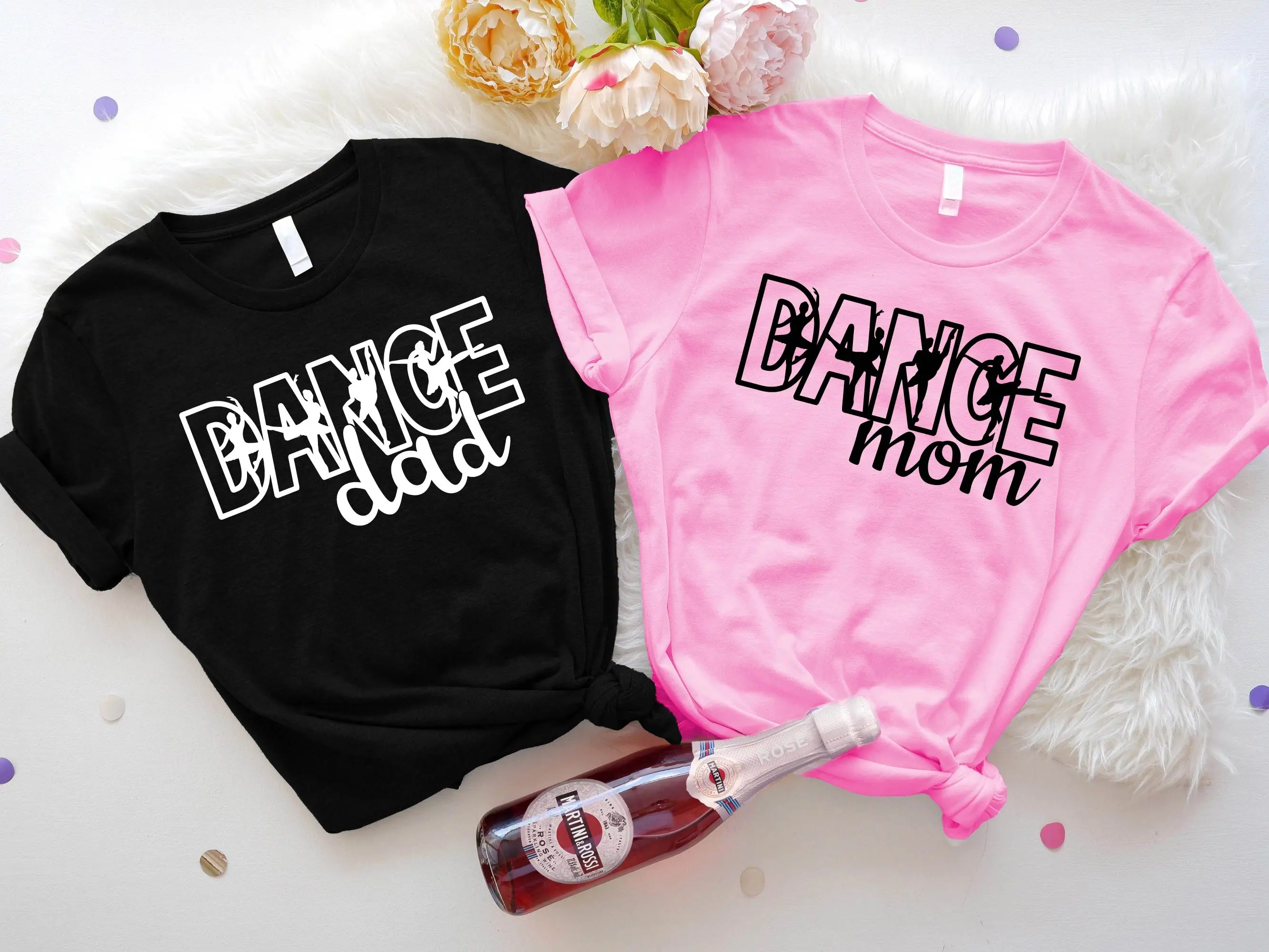 Dance Family T-shirt, Dance Mom Tee, Dance Dad Shirt, Dance Lover Cute Gift, Dancing Couple T-shirt, Dancer Mom Shirt, Dad Birthday Gift, Mom And Dad Dance Team Tee