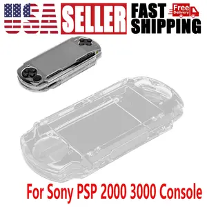 Clear Anti-dust Hard Skin Case Protector Cover for Sony PSP 2000 3000 Console