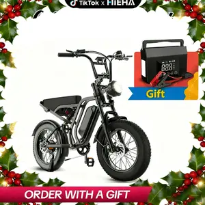 【HIEHA】1500W Electric Bike for Adults , |FullSuspension |Top Speed 37MPHRange 40-70 Miles | 48V 15AhRemovable Battery|LED Headlights  20-InchAll-Terrain Fat Tires lUL 2849Certified ebike