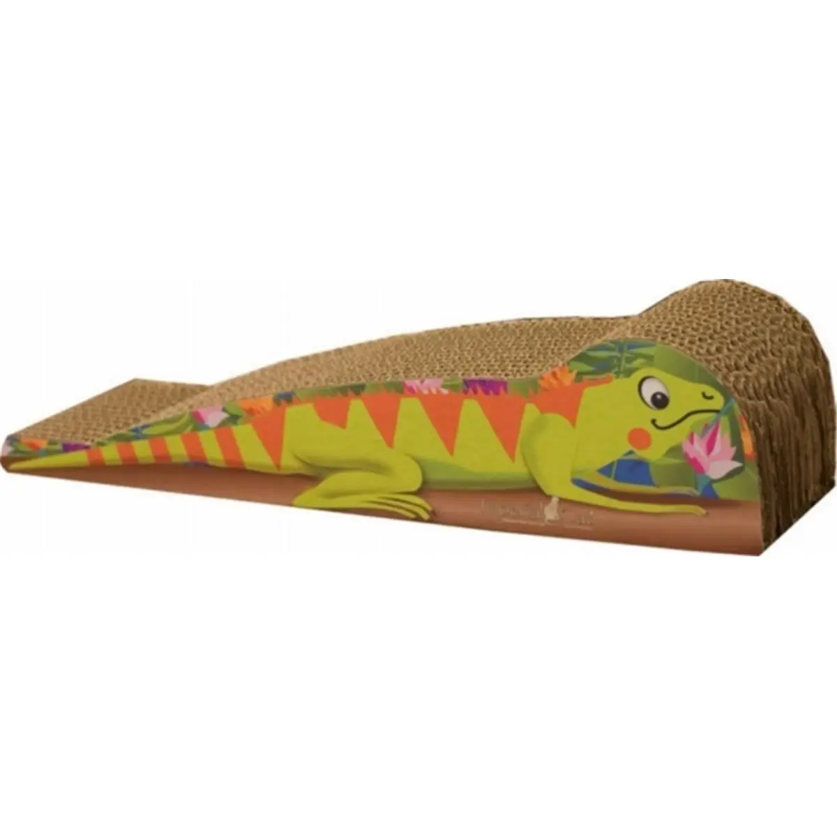 Imperial Cat Medium Colorful Iguana Pad Scratching Post - Eco-Friendly Scratch Solution, 100% Recyclable, 30% Recycled Materials, Assorted, 6" Depth