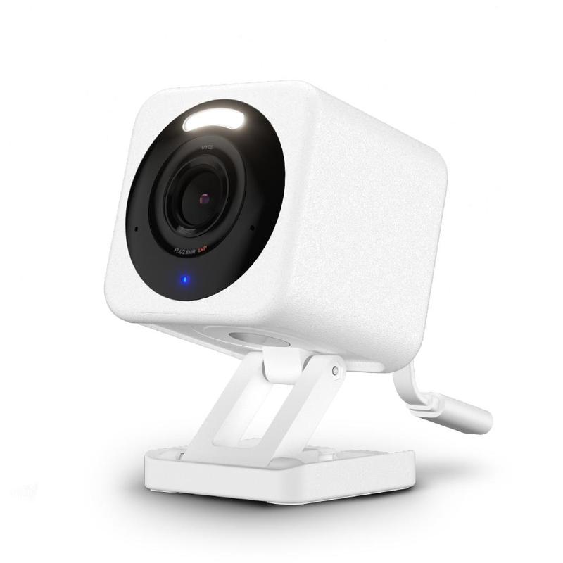 Wyze Cam v4 — Wired 2K HD Smart Home Camera, Indoor/Outdoor Use, Pet/Baby Monitor/Security, Spotlight/Siren, Color Night Vision, Local/Cloud Storage