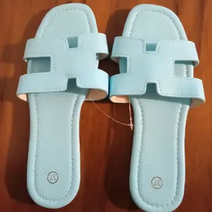 comfortable leather slides for women's casual wear