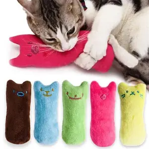 Catnip Teeth Grinding Toy - Interactive Plush Chewing & Vocal Toy for Cats