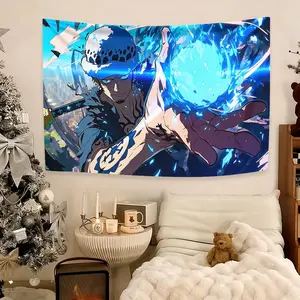 One Piece Trafalgar Law Tapestry, a horizontal decorative tapestry suitable for living room, bedroom, office or party decoration, the perfect gift idea, wall decoration tapestry.