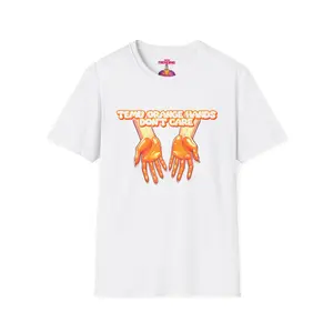 'Temu Orange Hands' Unisex Graphic T-Shirt