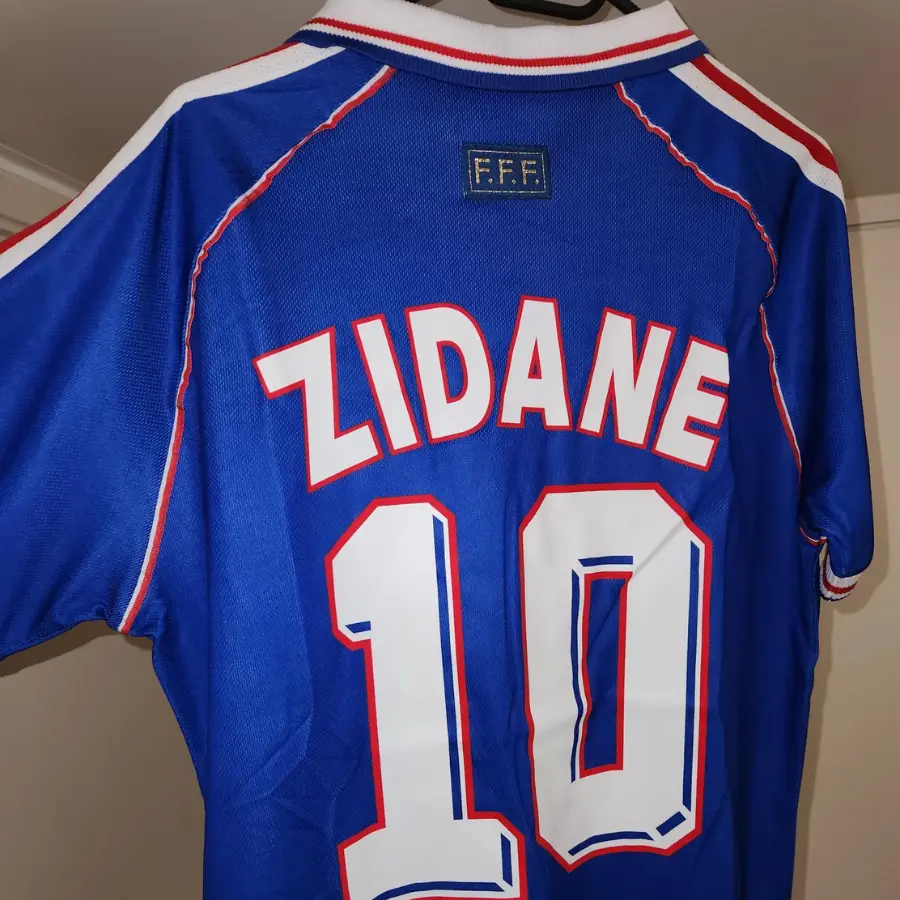 Vintage France Soccer Jersey – Classic Blue Zidane #10 Shirt | Retro FFF Football Kit | Premium Breathable Material