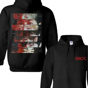 En Inspired 2 Sided Hoodie, Kpop Merch For Fans, Engene Kpop Tour Apparel, Boy Group Concert Outfit, Trending Tops