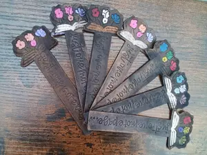 Leather bookmark- handmade