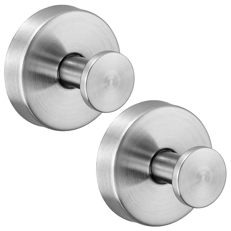 Suction Cup Hooks for Shower and Bathroom Use 304 Stainless Steel No-Drill Installation 15 lbs Capacity Matte Black Design for Glass Mirrors Tiles Suction Cup Hooks for Shower and Bathroom Use 304 Stainless Steel No-Drill Installation 15 lbs Capacity Matte Black Design for Glass Mirrors Tiles