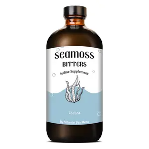 Irish Sea Moss Liquid Bitters, Natural Iodine Supplement by Vitamin Sea Moss