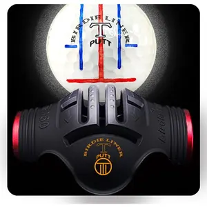 360- Golf Ball Marker Alignment Tool Kit with 3-Color Pens and  Box.