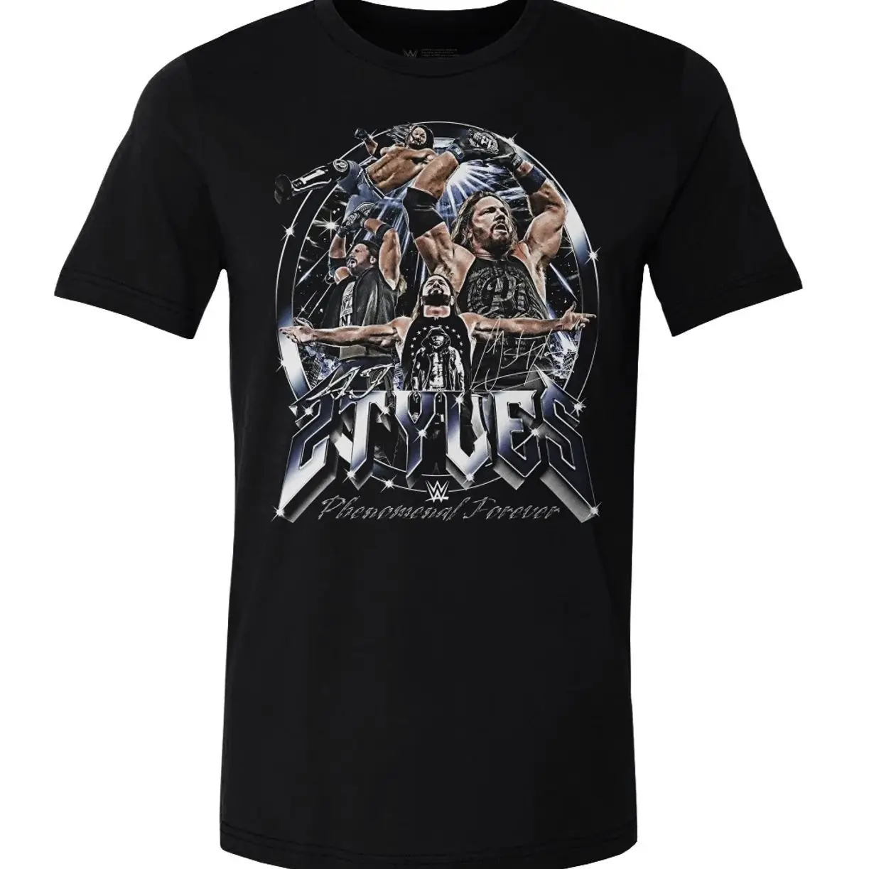 A.J. Styles WWE Vintage WHT WWE Superstar Tee, Wrestling Graphic Tee Gift For Fans, Friends