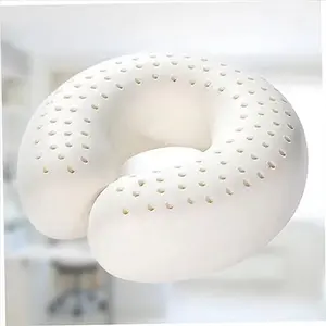 Natural Latex Breathable U-Shaped Neck Pillow