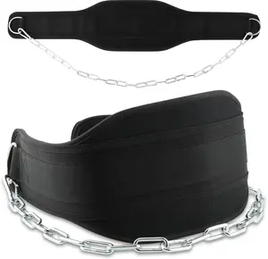 Dip Belt for Weightlifting,Weighted Pull Ups Belt with Chain,Weightlifting Belts for Men Women,Gym Workout Waist DipBelt for Weight Lifting,Squat,Training,Fitness Weight Belts