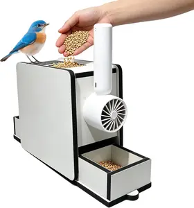 Parrot Drawer-Type Seed Hull Separator - Automatic Chaff Blower, Bird Food Hull Remover Machine