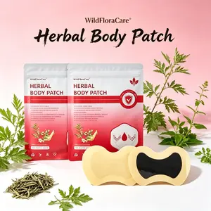 WildFloraCare Traditional Herbal Patch (10-Day Supply) - Deep Soothing Foot & Navel Stickers - Pure Botanical Blend for Overnight Comfort
