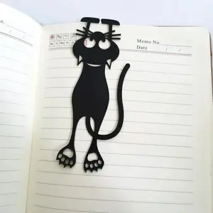 Cartoon Cat Bookmark (1/2 Pieces), Cute Cat Paw Design, Reading Progress Bookmark, Funny Cute Bookmark, School and Educational Supplies
