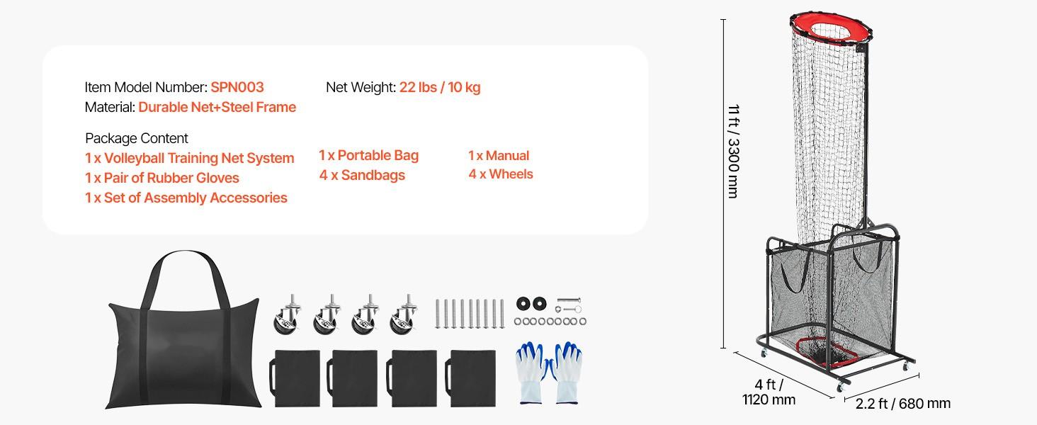 Volleyball Setter Training Equipment With Adjustable Net Height And Angle For Indoor And Outdoor Practice, Durable Portable Training Aid To Improve Setting Accuracy, Ball Handling And Quickness