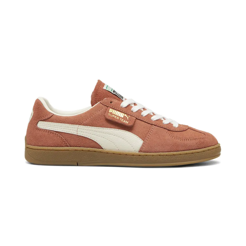 PUMA Mens Super Team Lace Up Sneakers Shoes Casual - Orange