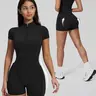 NVWA Women's High-Stretch Zipper Sports Jumpsuit - Skin-Friendly Breathable Slim-Fitting Fabric, Glute-Lifting Waist Reduction Apparel, Gym Workout Wear, Modern Female Stylish Athleisure Clothes, Ideal for Yoga & Gym, Women's Fashion, Gym Workout Apparel,