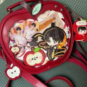 Japanese Apple Itabag Fashion Brand Multifunctional Handbag Lolita Y2k Sweet Backpack Transparent Crossbody Bag женские сумки
