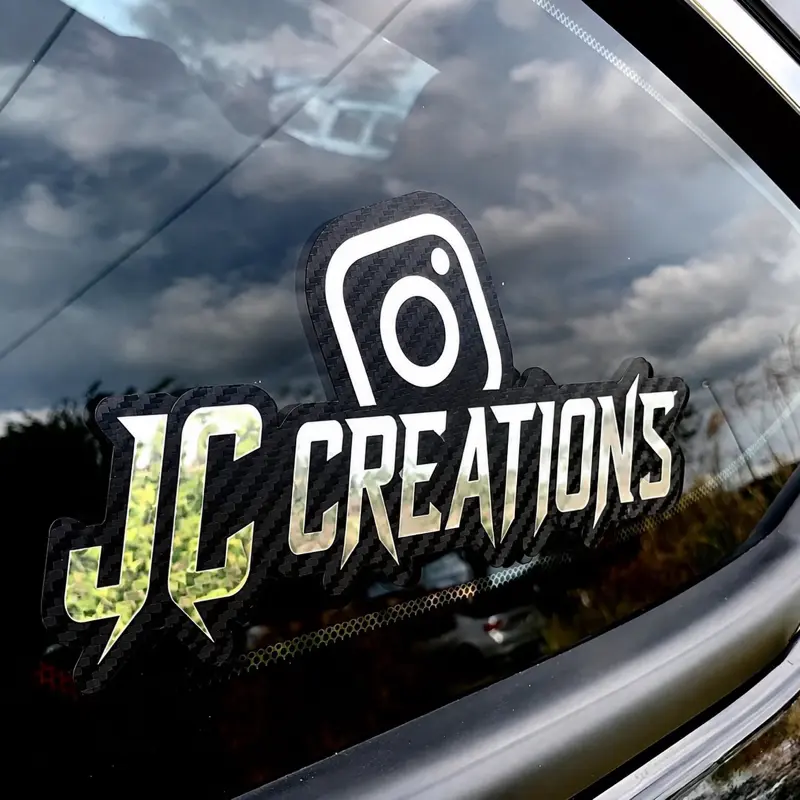 Decal for Instagram | Social Media Name Custom Vinyl Sticker | Instagram Tag | Car Decal | Custom Decal car sticker