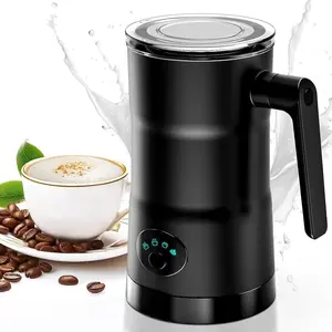 THE WELL KEPT 4 in 1 Milk Frother Electric and Steamer 11.8 oz/350ml Hot/Cold Foam Maker Intelligent Temperature Control Electric Milk Warmer for Latte/Coffee/Hot Chocolate/Cappuccino