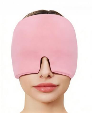 Migraine Headache Relief Cap, Gel lce Head Wrap For Tension And Stress Relief.Suitable For Home Breaks, Before Sleep, Office