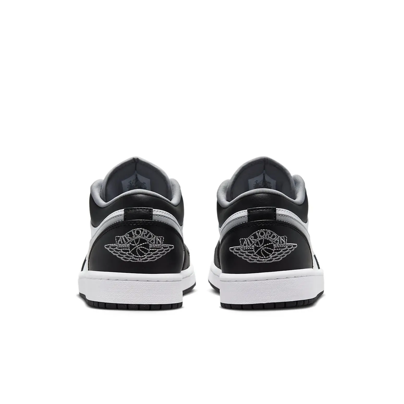 Jordan 1 Low Black White Grey Men display picture 2