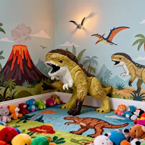 Abstract Dinosaur Toy Jurassic Camouflage Tyrannosaurus Rex Realistic Resin Desktop Collection Decoration Ornament Action Figure