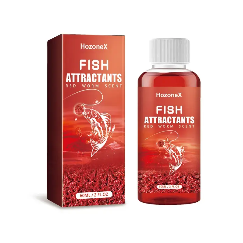Fish Attractant - Concentrated Fishing Bait, Red Worm Liquid Thick Fishy Bait Opening Agent, Fast Nesting Solution, Saltwater Attractants, Fish Attractant Attractants